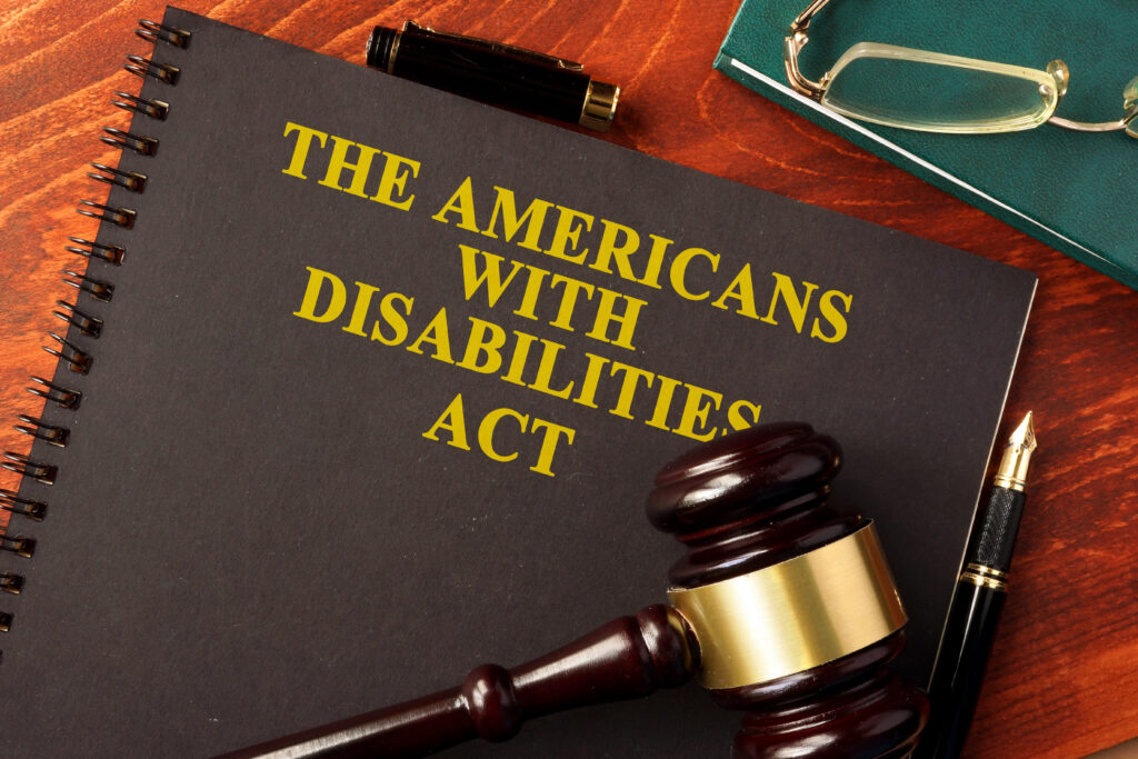 AI Web Services - American Disabilities Act Book and Gavel